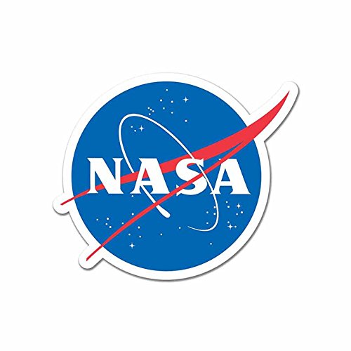 Product Cover Print Star Group LLC NASA National Aeronautics Space Administration Seal Logo Vinyl Sticker Decal (1 inch to 12 inch Diameter) (5 inch Diameter)