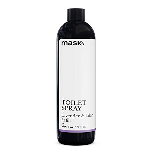 Product Cover Mask Toilet Spray, Lavender & Lilac, 16-Ounce Refill, Deodorizer Bathroom Spray
