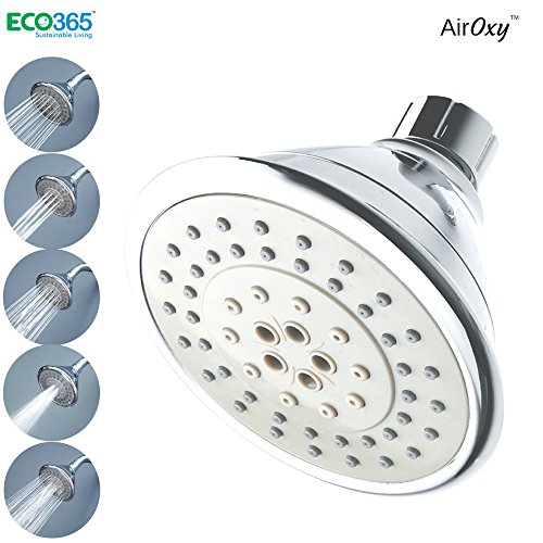 Product Cover Eco365 Shower Head with air Insert Technology for More Oxygen in Water - Water Efficient