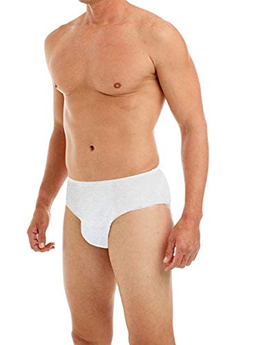 Product Cover jeoga® Disposable Underwear, Panties, Brief use and Through Pack of 10 Pcs. for Women Men, Boys, Girls (Unisex) in White Colour Free Size fit for Medium, Large, XL, XXL
