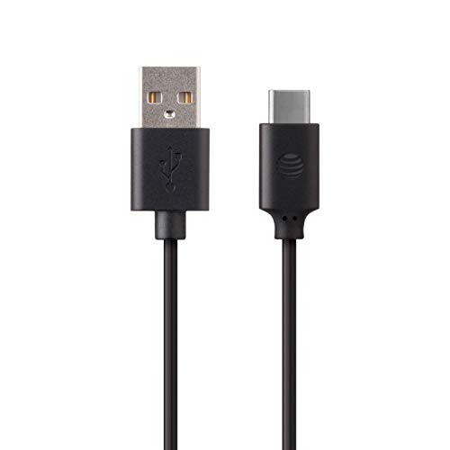 Product Cover AT&T CS01-BLK Charge & sync USB to Type C Cable
