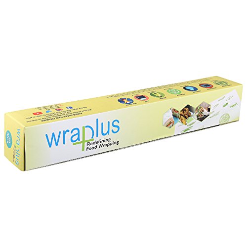Product Cover Wraplus Premium Quality Multipurpose Food Wrapping Paper - Pack of 1 (20 M, Green and White)