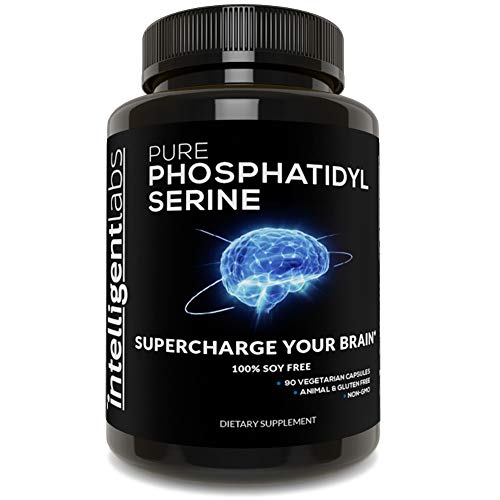 Product Cover Phosphatidylserine 100mg, 100% Soy Free, Best Pure Phosphatidylserine, Intelligent Labs