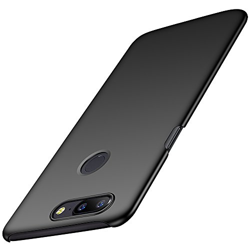 Product Cover Anccer Compatible for OnePlus 5T Case [Colorful Series] [Ultra-Thin Fit] Premium Material Slim Cover for OnePlus 5T (Smooth Black)
