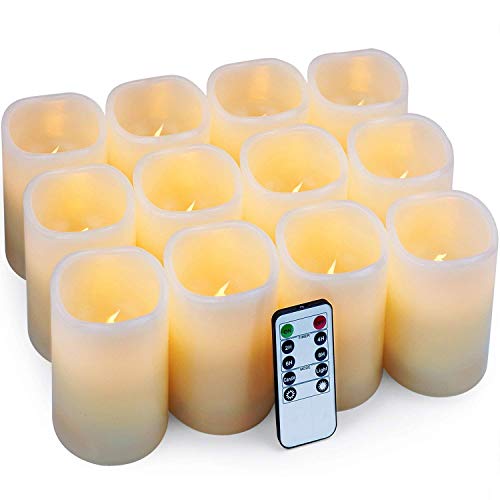Product Cover Hausware Flameless Candles LED Candles Set of 12 (D:3