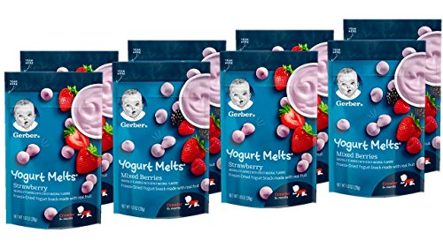 Product Cover Gerber Yogurt Melts, Strawberry & Mixed Berry, 8 Count