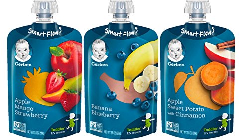 Product Cover Gerber Assorted Fruit Toddler Pouch Variety Pack (Pack of 18)
