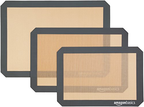 Product Cover AmazonBasics Silicone Baking Mat Sheet, Set of 3