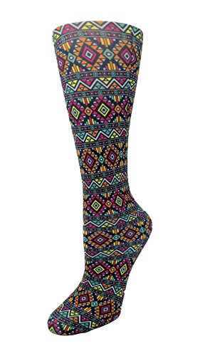 Product Cover Cutieful Women's Nylon 8-15 Mmhg Compression Sock Azteca, Patterned, Women's Shoe Sizes 5-11