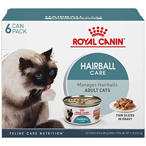 Product Cover Royal Canin Hairball Care Thin Slices in Gravy Wet Cat Food, 3 oz. can, 6-pack
