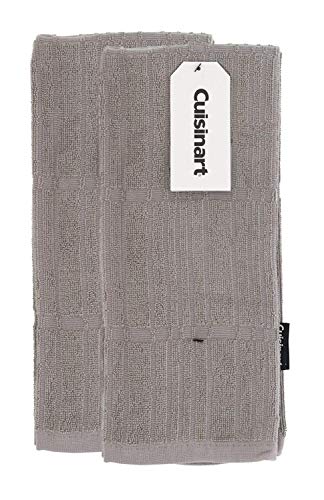 Product Cover Cuisinart Bamboo Kitchen Hand Towels, 2pk - Soft, Absorbent, Anti-Microbial Decorative Towel Set Perfect for Drying Dishes or Hands - Bamboo Cotton Blend, 16 x 26