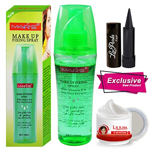 Product Cover Adbeni Mars Longlasting Make Up Fixer Alovera Primer - 160 ml (aloe green) Free Gift Skin Whitening Cream