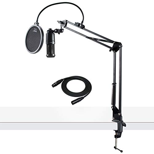 Product Cover Audio-Technica AT2020 Condenser Studio Microphone with XLR Cable Knox Studio Stand and Pop Filter