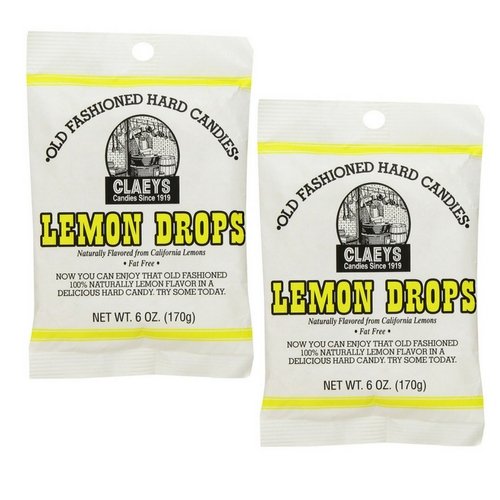 Product Cover Claeys Old Fashioned Hard Candies Lemon Drops 6 oz Pack of 2