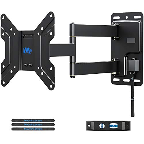 Product Cover Mounting Dream Lockable RV TV Mount for 17-39 inch, Some up to 43 inch TV, RV Mount on Camper Motor Home Boat Truck, Full Motion Unique One Step Lock Design RV TV Wall Mount, 200mm VESA 44 lbs. MD2210