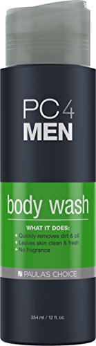Product Cover Paula's Choice PC4MEN 2-in-1 Body Wash & Shampoo for Men with Aloe, Fragrance Free for Sensitive Skin, 12 Ounce