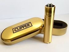 Product Cover Kofy Products Metal Cigarette Lighter with Box, Gold