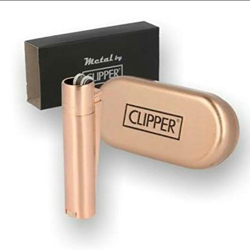 Product Cover Kofy Products Clipper Metal Cigarette Lighter (ROSE GOLD) with Box