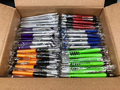 Product Cover Impex Pens: 5lb Box of New Pens - Random Styles and Colors (New Factory Direct Pens, Not Misprints, Overruns, or Defects)
