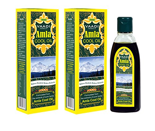 Product Cover Amla Oil - Brahmi Oil - Blend of Brahmi and Amla Herbal Oil(Pack of 2 X 6.76 Ounces) - Vaadi Herbals