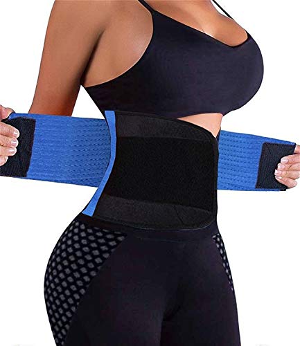 Product Cover VENUZOR Waist Trainer Belt for Women - Waist Cincher Trimmer - Slimming Body Shaper Belt - Sport Girdle Belt (UP Graded)(Blue,X-Large)