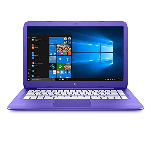 Product Cover 2018 HP Stream 14 inch Flagship Laptop (Intel Celeron N3050 1.6GHz, 4GB RAM, 32GB Solid State Drive, WiFi, HDMI, Windows 10 Home) Violet (Renewed)