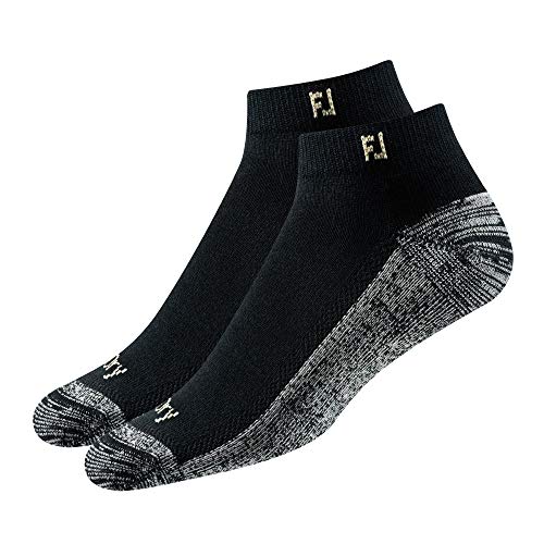 Product Cover FootJoy Men's ProDry Sport 2-Pack Socks Black Fits Shoe Size 7-12