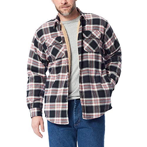 Product Cover Wrangler Authentics Men's Long Sleeve Sherpa Lined Shirt Jacket