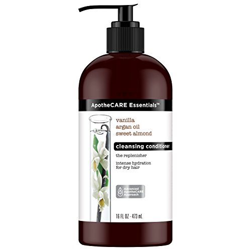 Product Cover ApotheCARE Essentials The Replenisher Moisturizing Cleansing Conditioner, Vanilla, Argan Oil, Sweet Almond, 16 oz