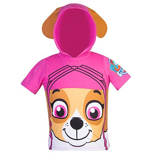 Product Cover Nickelodeon PAW Patrol Hooded Shirt: Skye, Everest - Girls (Pink Skye, 3T)