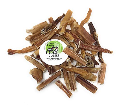 Product Cover Sancho & Lola's Bully Bites for Dogs - 1.25 LB Rawhide-Free High-Protein Beef Pizzle Dog Chews Made in USA