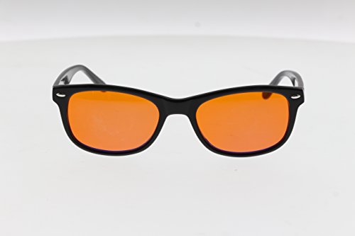 Product Cover BLU BLCK Blue-Light Blocking Glasses Amber (Orange) Tinted Lens Blocks 100% of Blue/UV Rays