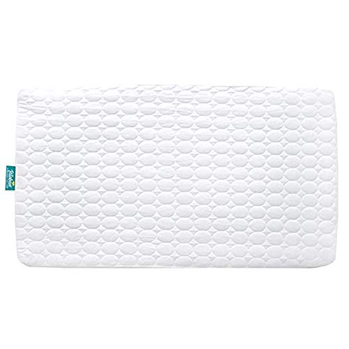 Product Cover Biloban Toddler Waterproof Crib Mattress Pad Cover, Machine Washable & Dryer Fit Baby Bed Mattress Protector(Standard Size 52