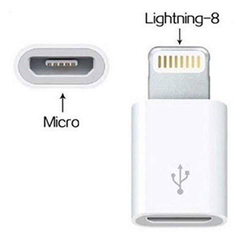 Product Cover SKELPWORLD Micro USB to Lighting 8 pin Cable Charger Adapter Converter USB Connector Data Transfer for iPhone 5 5S 5C 6 6S 7S Plus SE iPad I6