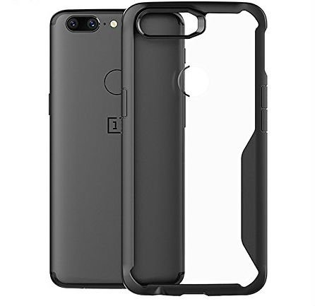 Product Cover Annure® Shockproof Armor (360 Protection) Back Cover Case for OnePlus 5T / One Plus 5t (Black Shield Armor)