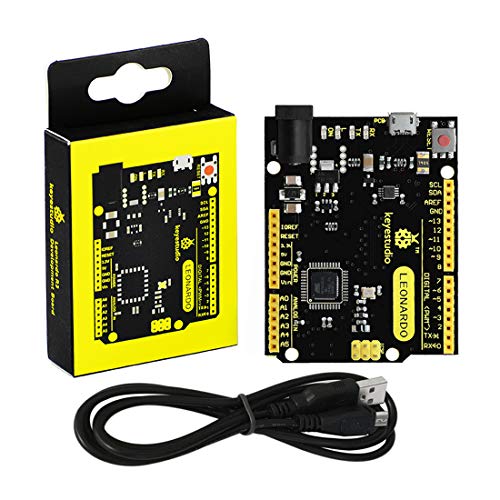 Product Cover KEYESTUDIO Leonardo R3 Board with USB Cable for Arduino Projects
