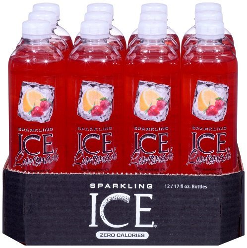 Product Cover Sparkling ICE Spring Water (Strawberry Lemonade, 17 Oz Pack of 12 Units)