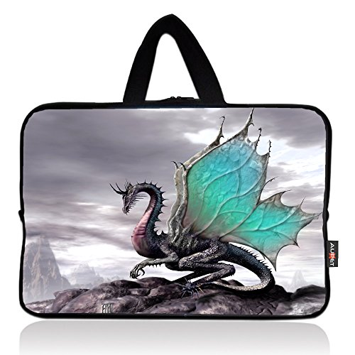 Product Cover AUPET Cool Dragon Universal 7~8 inch Tablet Portable Neoprene Zipper Carrying Sleeve Case Bag