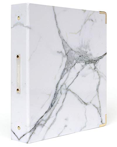 Product Cover russell+hazel Marble Patent Signature 3 Ring Binder