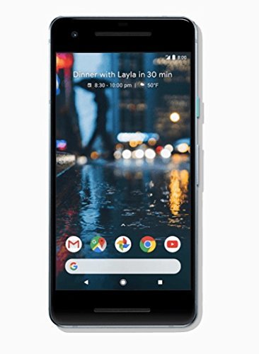Product Cover Google Pixel 2 GSM/CDMA Unlocked - US warranty (Kinda Blue, 64GB), 5 inch OLED Display, Fingerprint Scanner · Front Camera: 8 MP · Rear Camera: 12.2 MP · 4G LTE (Renewed)