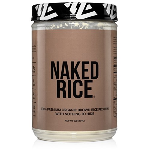 Product Cover Naked Rice 1LB - Organic Brown Rice Protein Powder - Vegan Protein Powder - 5lb Bulk, GMO Free, Gluten Free & Soy Free. Plant-Based Protein, No Artificial Ingredients - 15 Servings