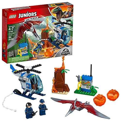 Product Cover LEGO Juniors/4+ Jurassic World Pteranodon Escape 10756 Building Kit (84 Pieces)