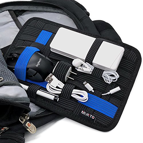 Product Cover MUNTO Backpack Organizer, Elastic Electronic Organizer Board for Electronics Gadget, Small
