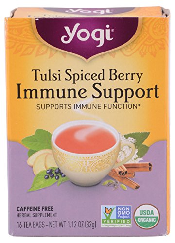 Product Cover Yogi Tea, Tulsi Spiced Berry Immune Support Organic, 16 Count