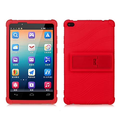 Product Cover Lenovo TAB 4 8 Kids Case - Light Weight [Anti Slip] Shock Proof Protective Cover for Lenovo TAB 4 8 TB-8504F TB-8504N Tablet 2017 Release,(NOT for Lenovo Tab E8 TB-8304F or Plus Model TB-8704) (Red)