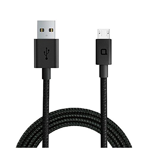 Product Cover [3 Pack] nonda ZUS Super Duty USB A to Micro USB Cable with Aramid Fiber, 4ft/1.2m, Charger and Data Sync for Android Smartphones Including Samsung, Nexus, LG, Kindle (Black)