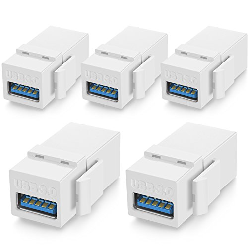 Product Cover USB 3.0 Keystone Jack Inserts (5 Pack)