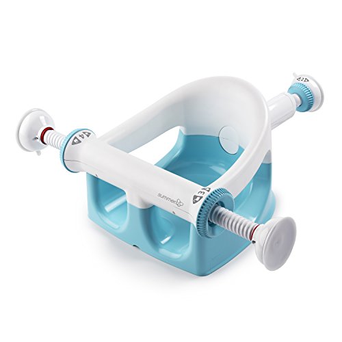 Product Cover Summer Infant My Bath Seat, Baby Bathtub Seat for Sit-Up Bathing with Backrest Support and Suction Cups for Stability