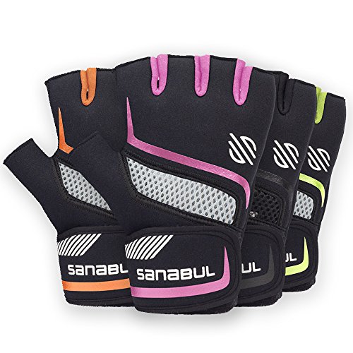 Product Cover Sanabul New Item Paw V.2 Gel Boxing MMA Kickboxing Cross Training Handwrap Gloves (Pink, S/M)