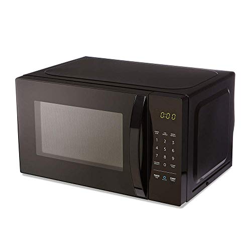 Product Cover AmazonBasics Microwave, Small, 0.7 Cu. Ft, 700W, Works with Alexa